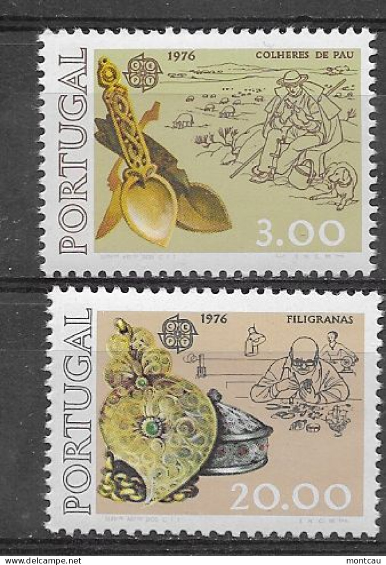 Portugal 1976.  Europa Mi 1311-12  (**) - Unused Stamps