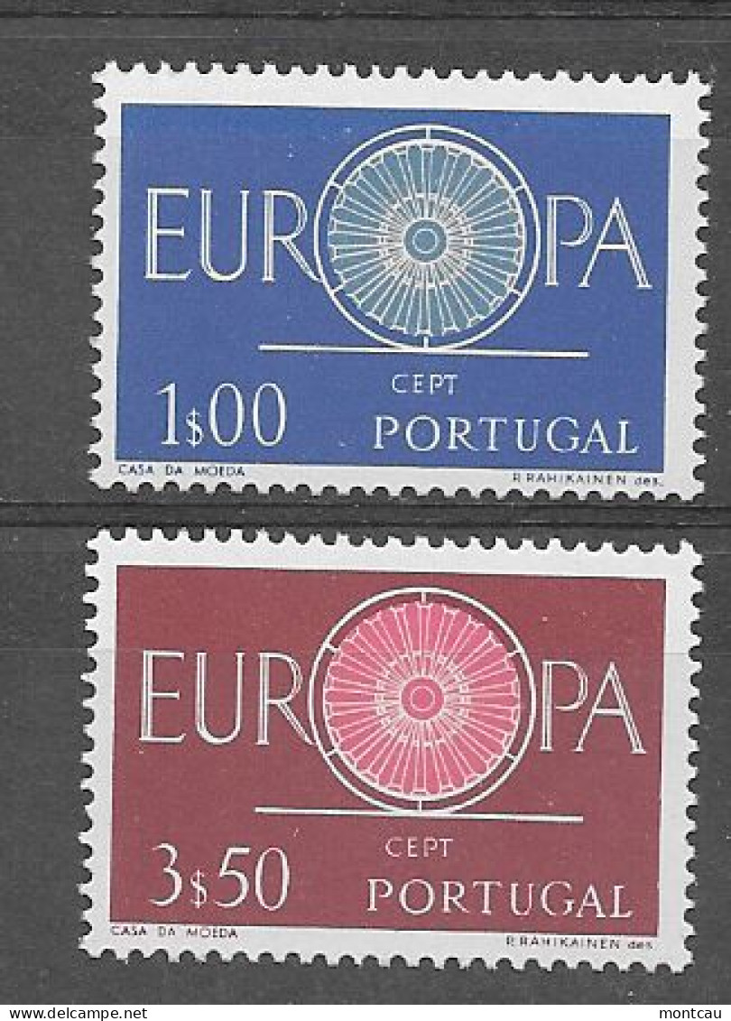 Portugal 1960.  Europa Mi 898-99  (**) - Neufs