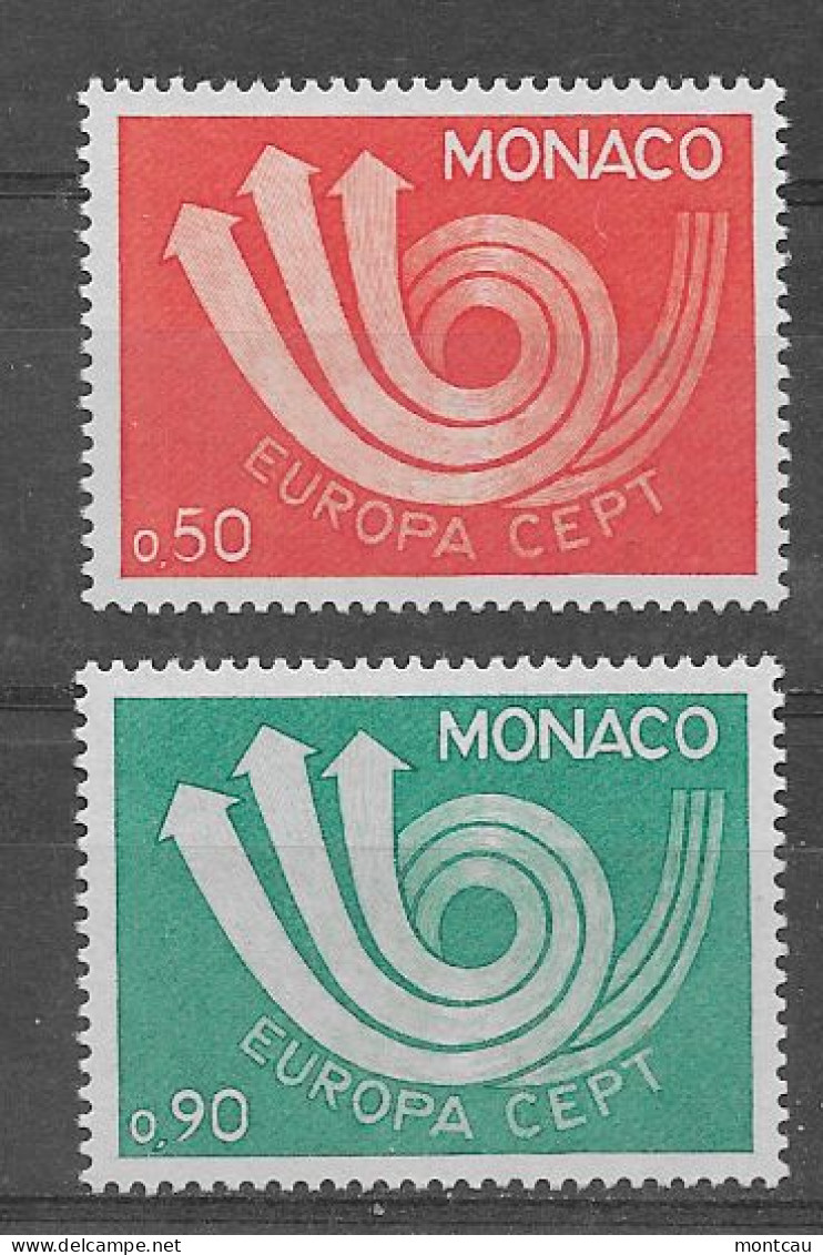 Monaco 1973.  Europa Mi 1073-74  (**) - Unused Stamps