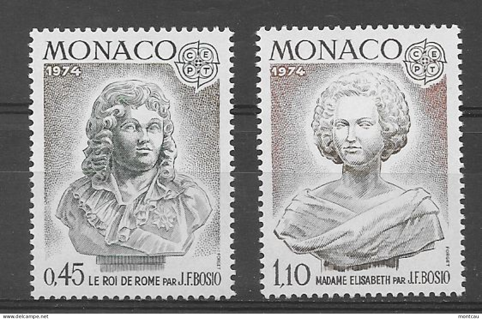 Monaco 1974.  Europa Mi 1114-15  (**) - Unused Stamps