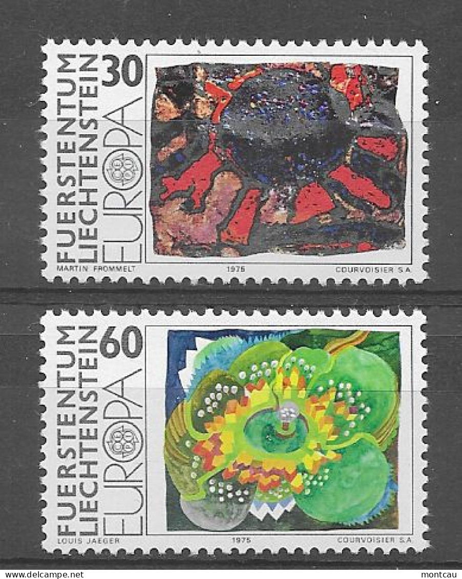 Liechtenstein 1975.  Europa Mi 623-24  (**) - Unused Stamps