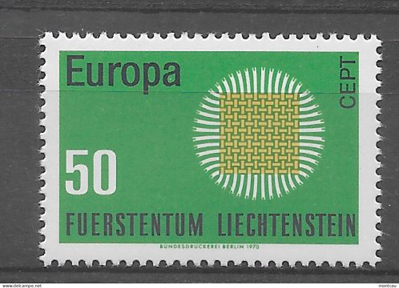 Liechtenstein 1970.  Europa Mi 525  (**) - Unused Stamps