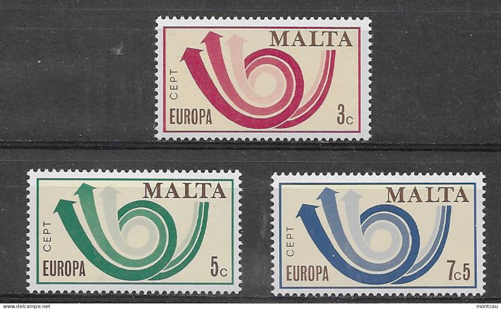 Malta 1973.  Europa Mi 472-74  (**) - Malte