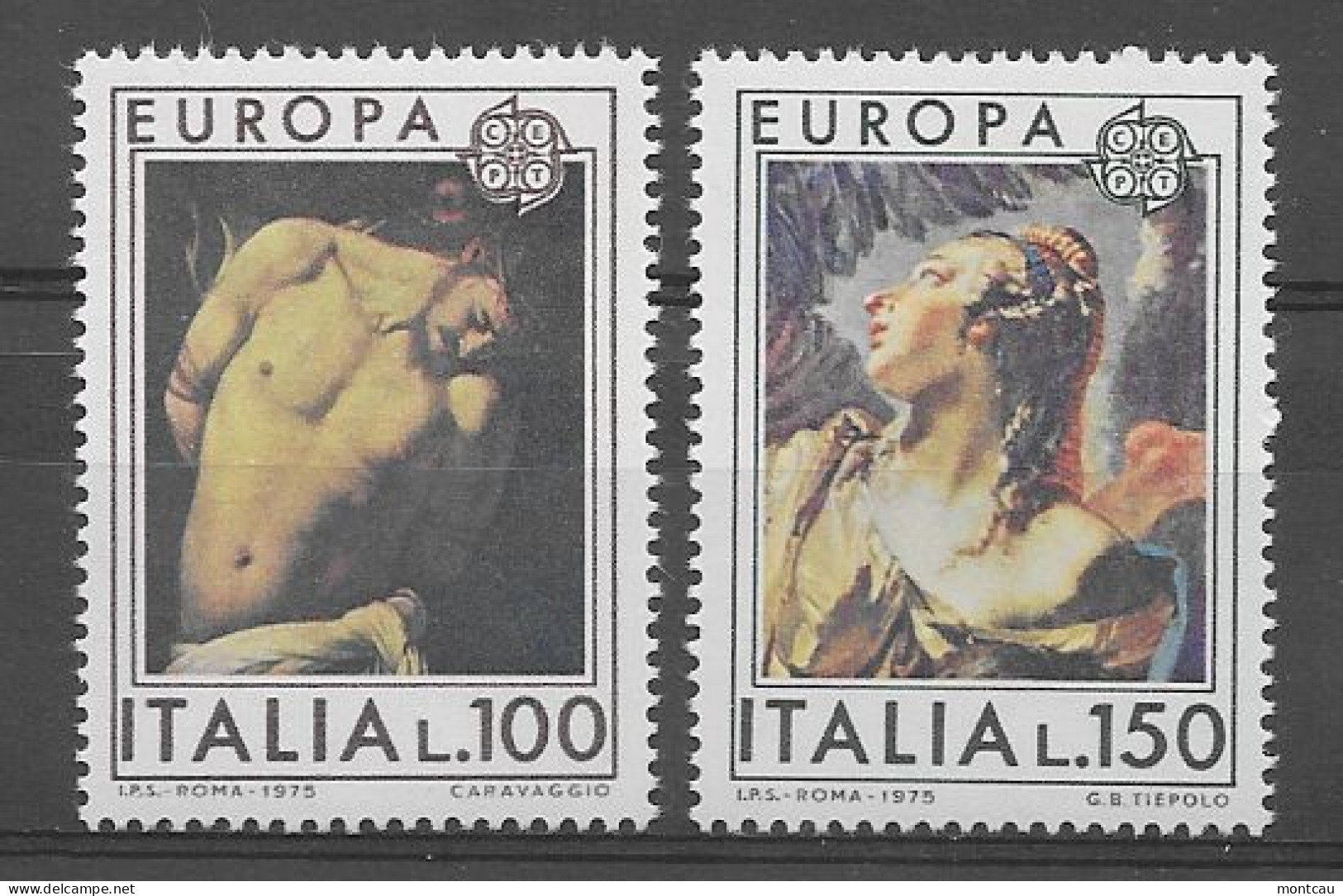 Italia 1975.  Europa Mi 1489-90  (**) - 1975