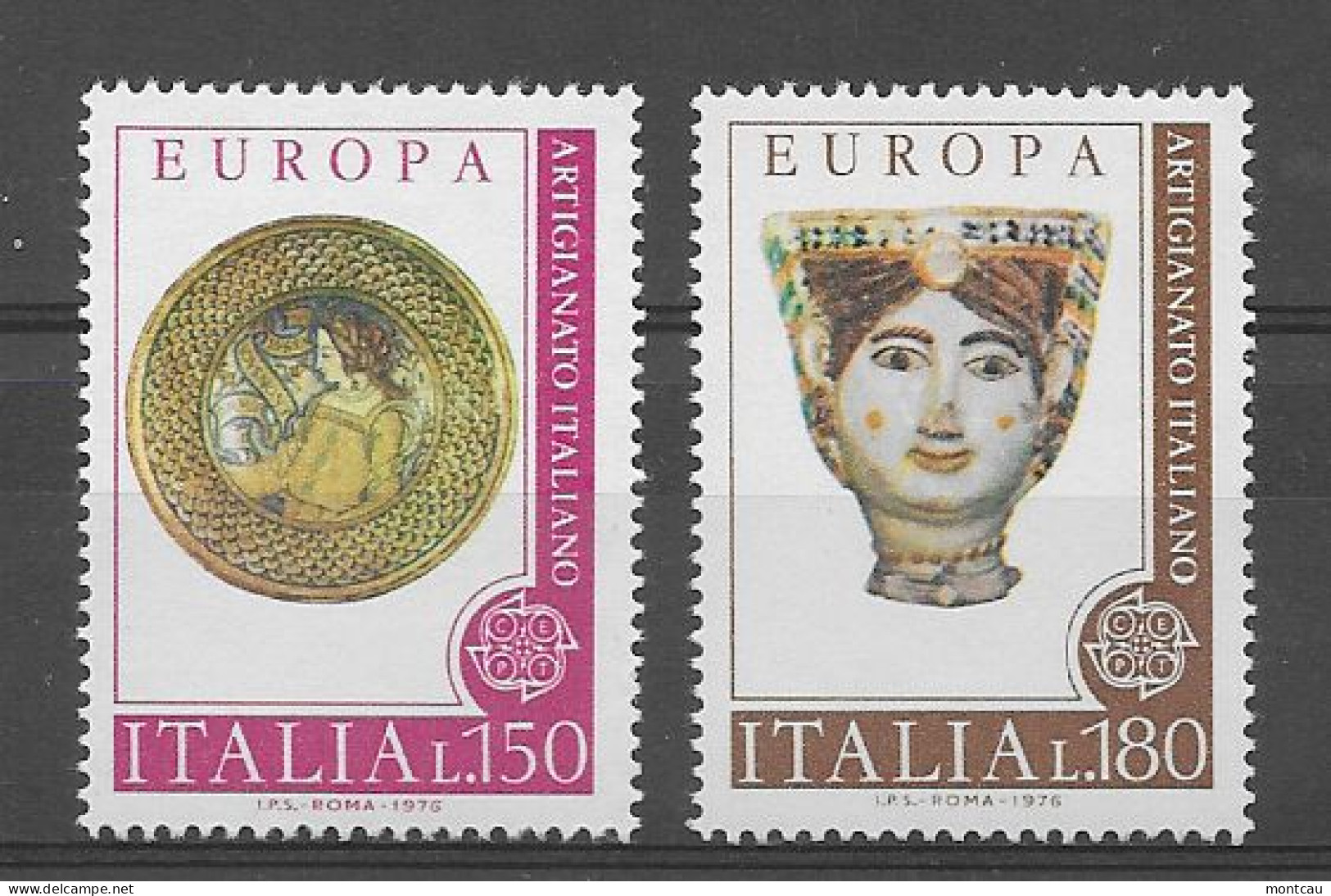 Italia 1976.  Europa Mi 1530-31  (**) - 1971-80: Mint/hinged