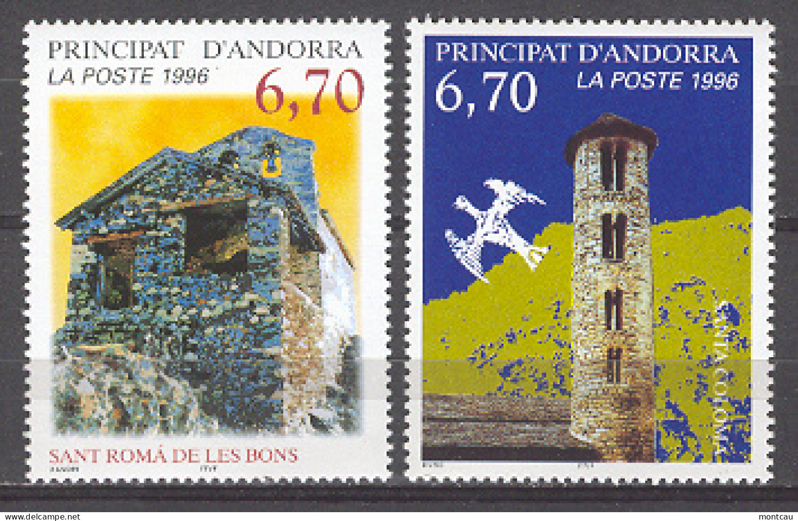 Andorra -Franc 1996 Turismo. Y=482-83 E=503-04 (**) - Neufs