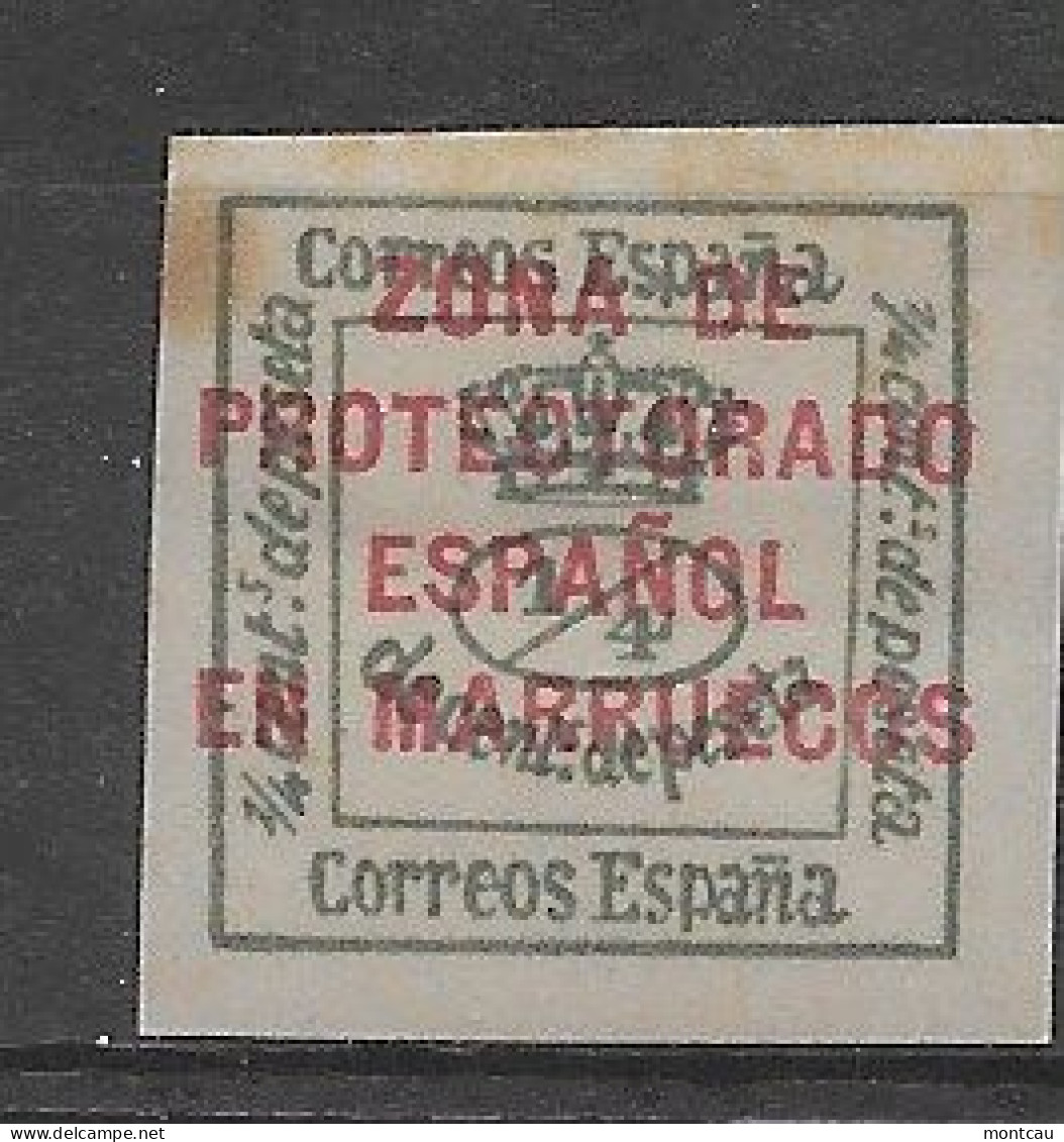 Marruecos. 1916-20, Sellos Sobrecargados  Ed 57 (*) - Marocco Spagnolo