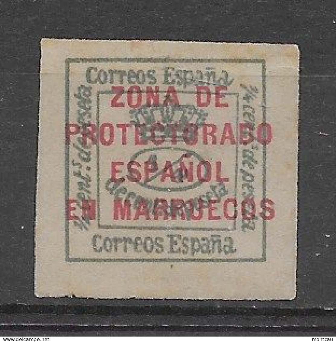 Marruecos. 1916-20, Sellos Sobrecargados  Ed 57 (*) No Gum - Spanish Morocco