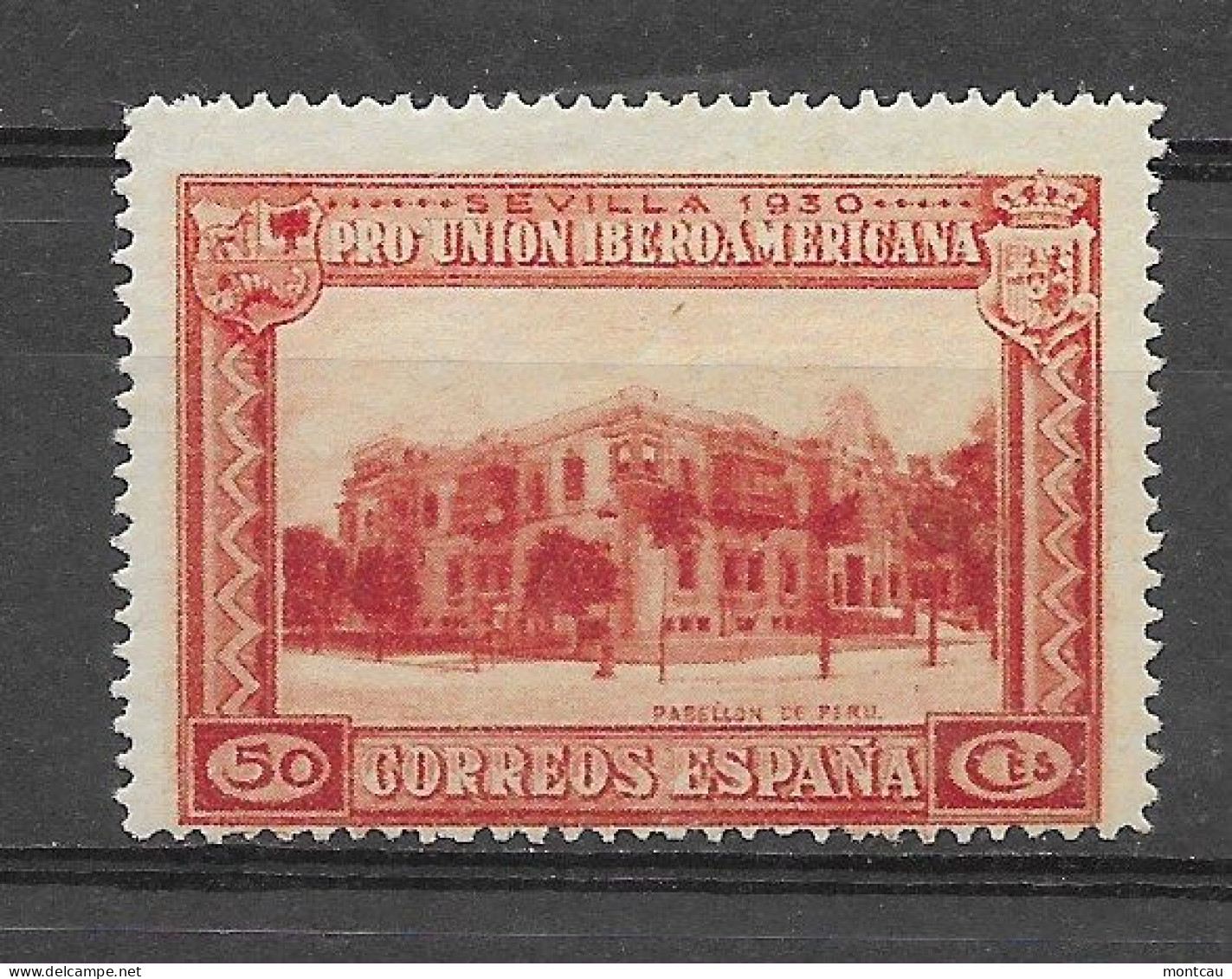 Spain 1930 Iberoamericana  50 Ct Ed 577 (*) - Ungebraucht