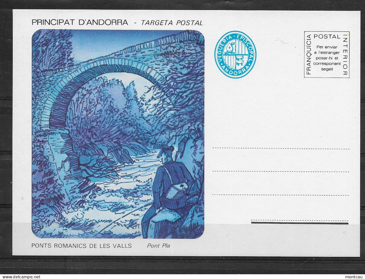 Andorra - Targeta Postal - Episcopal Viguerie