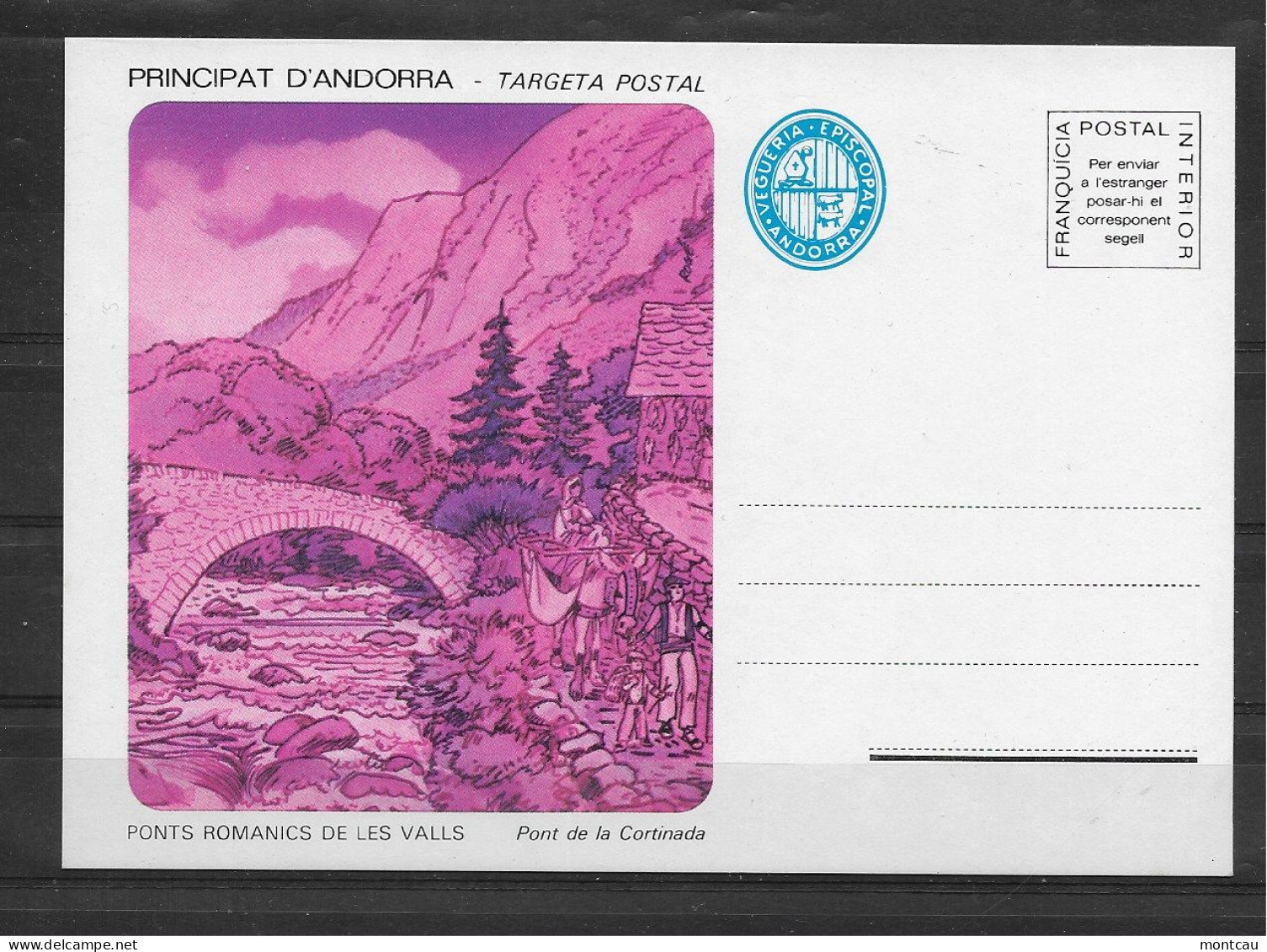 Andorra - Targeta Postal - Vicariato Episcopale