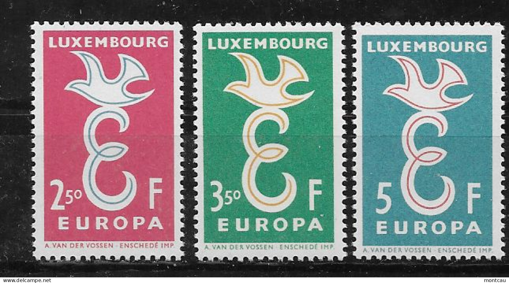 Luxembourg 1958.  Europa Mi 590-92  (**) - Ungebraucht