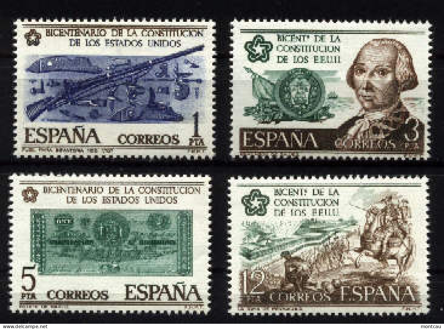 Spain 1976. Bicent USA Ed 2322-25 (**) - Cristianismo