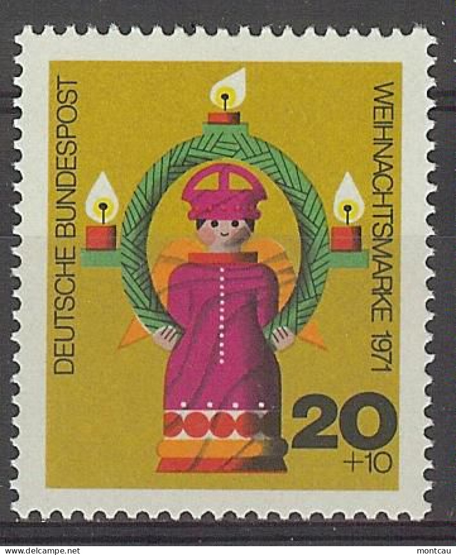 Germany 1971. Navidad M=709 Y=558  (**) - Unused Stamps