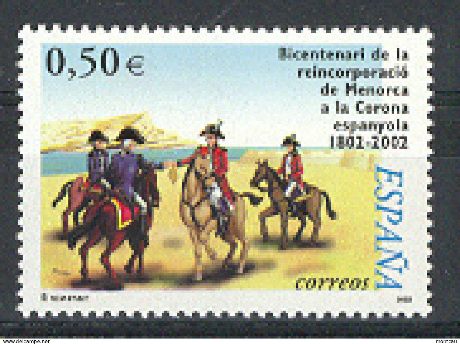 Spain 2002 - Reincorporacion Menorca Ed 3897 (**) - Nuovi