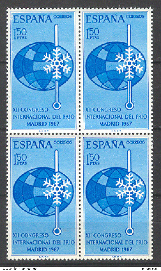 Spain 1967 - Congr. Frio Ed 1817 Bloque (**) - Unused Stamps