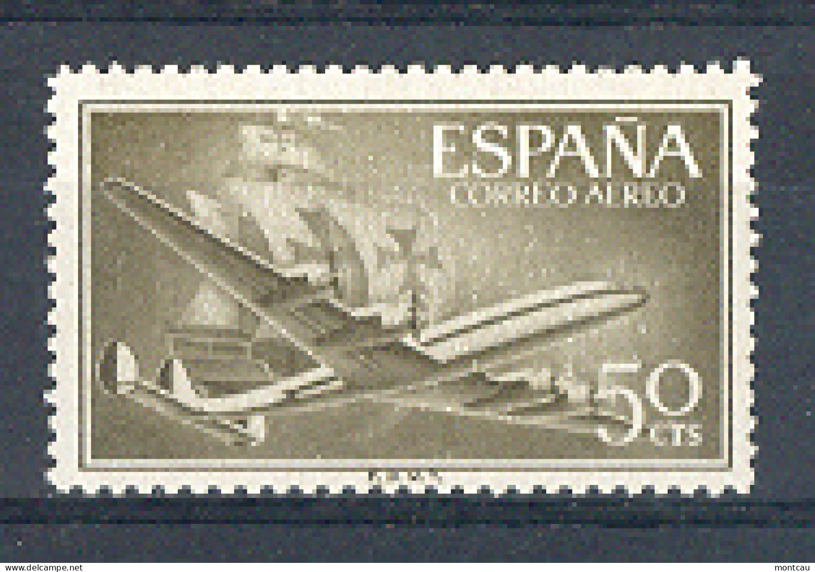 Spain 1955-6. Avion Y Carabela 50 Cts Ed 1171 (**) - Nuevos