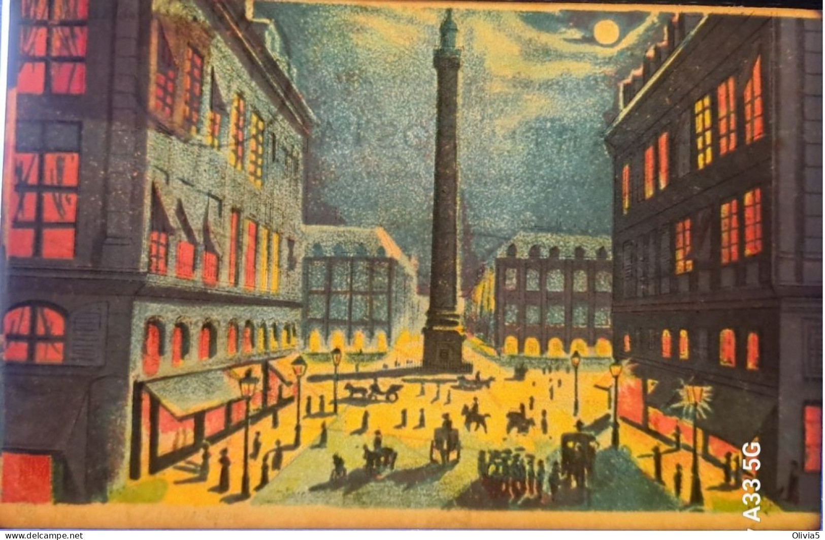 PARIS -  PLACE VENDOME - Contre La Lumière