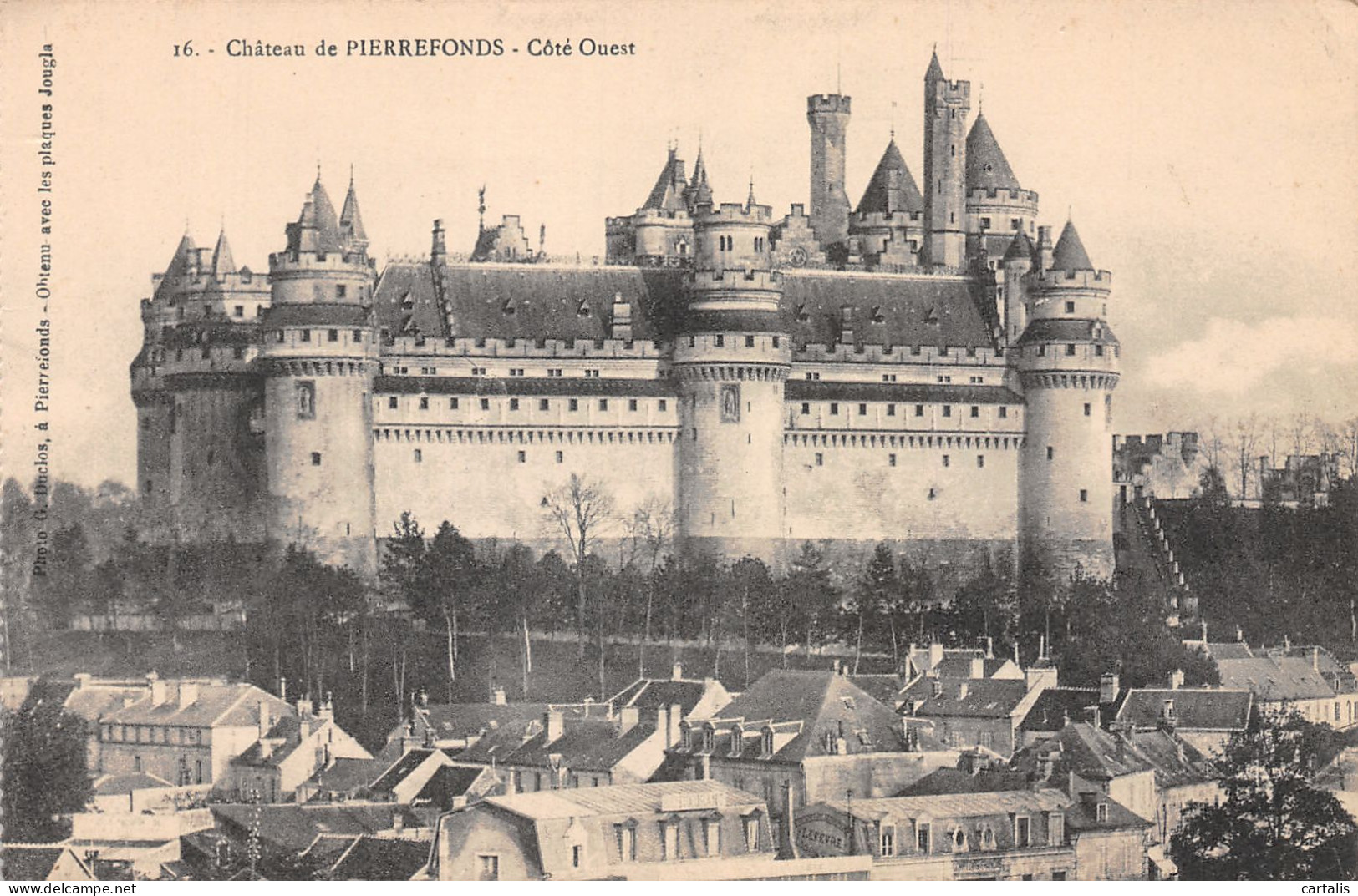 60-PIERREFONDS LE CHATEAU-N°C4071-F/0093 - Pierrefonds