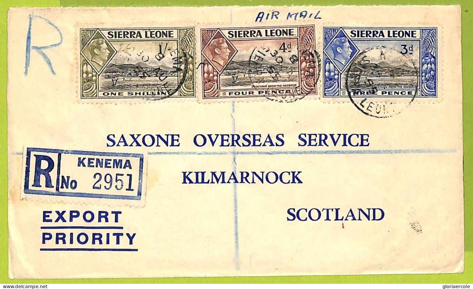 10771 - SIERRA LEONE - Postal History - REGISTERED COVER From KENEMA To UK 1965 - Sierra Leone (...-1960)