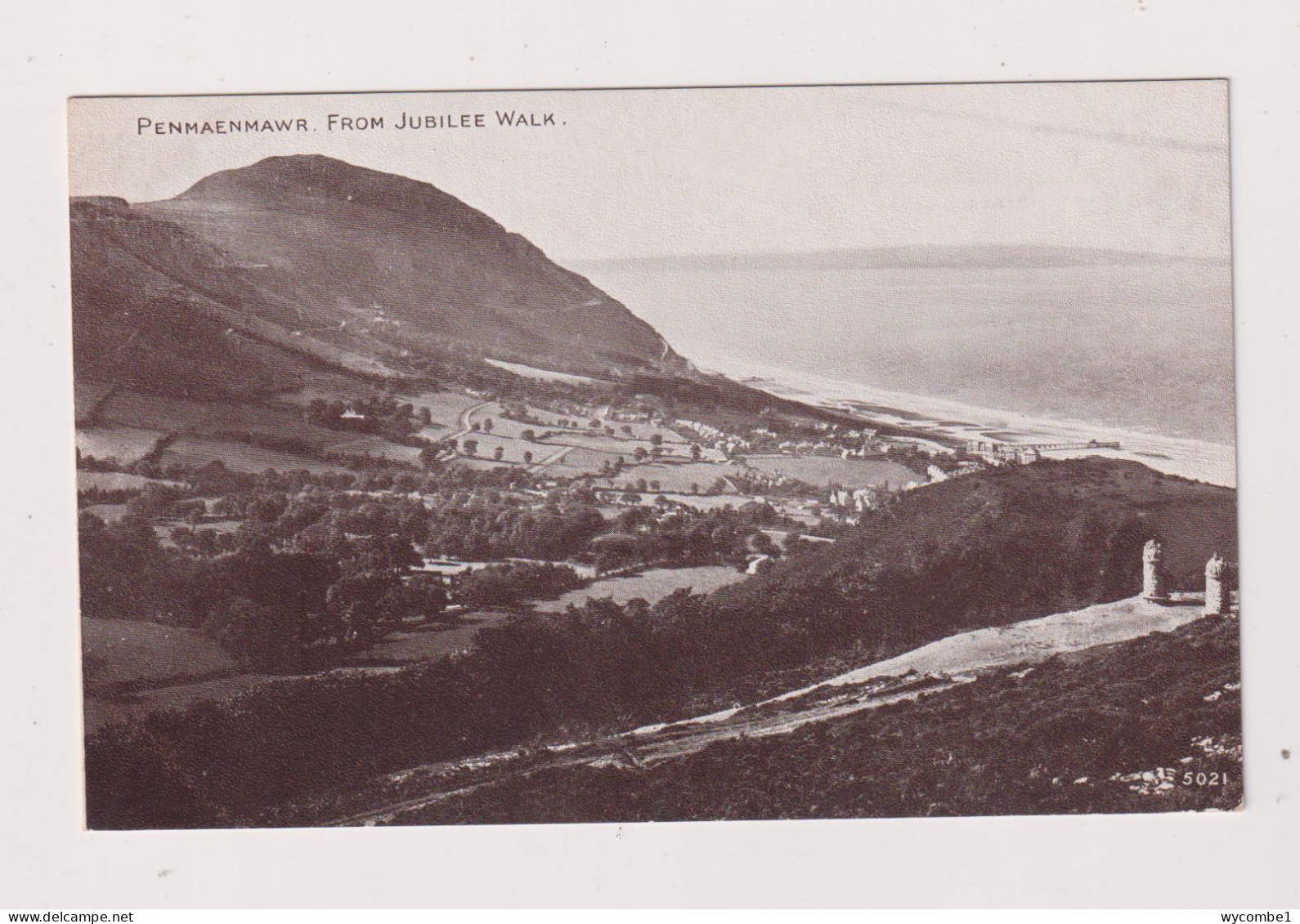 WALES - Penmaenmawr  Unused Vintage Postcard - Caernarvonshire