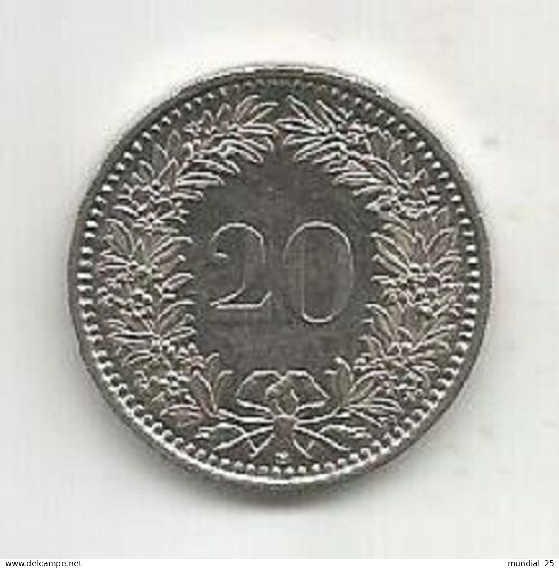 SWITZERLAND 20 RAPPEN 2007 B - 20 Rappen