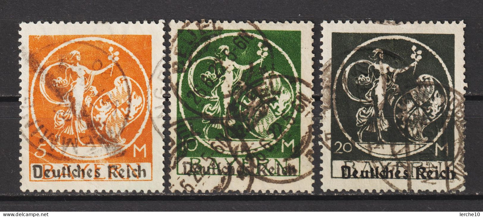 MiNr. 136, 137, 138 Gestempelt - Used Stamps