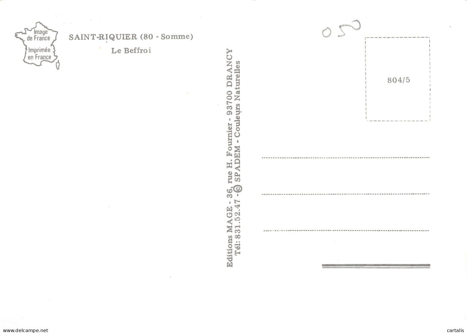 80-SAINT RIQUIER-N°C4073-C/0031 - Saint Riquier