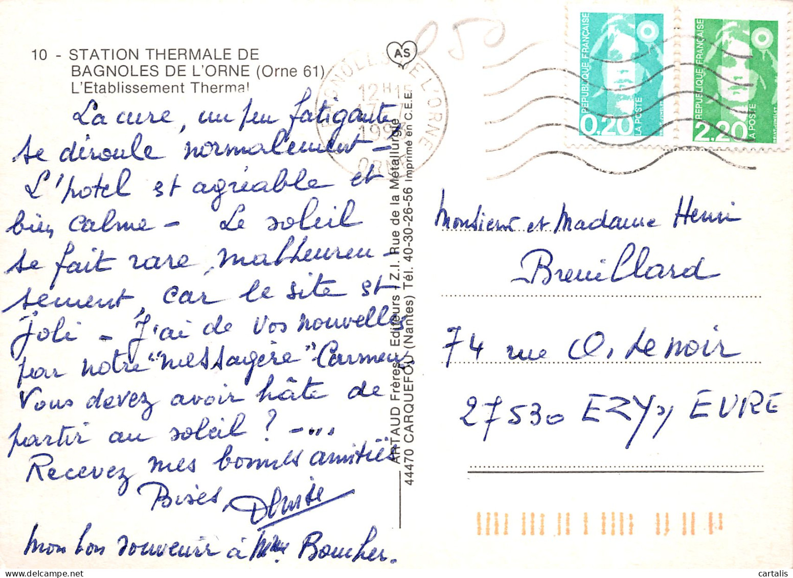 61-BAGNOLES DE L ORNE-N°C4073-B/0219 - Bagnoles De L'Orne