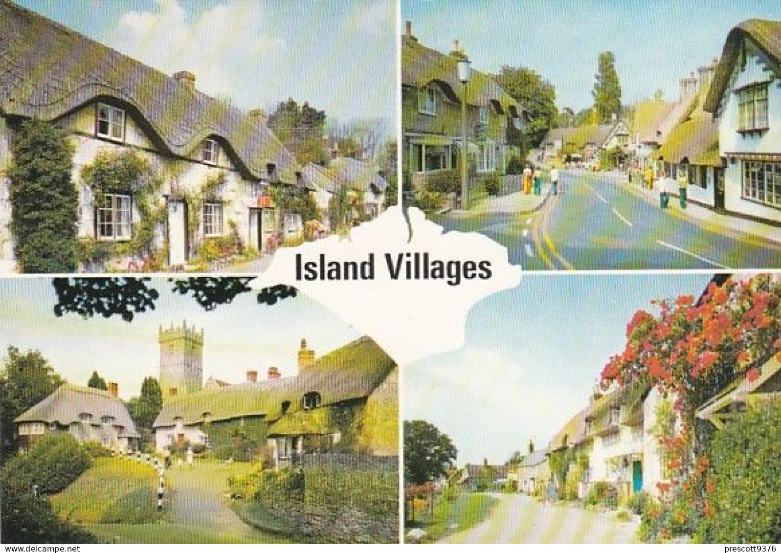 Island Villages Multiview  - Isle Of Wight  - Unused Postcard - Iow1 - Other & Unclassified