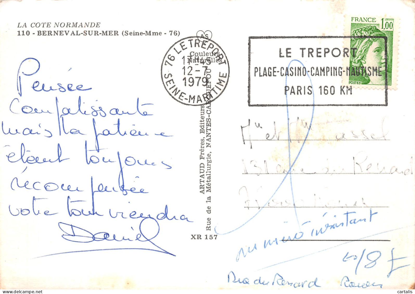 76-BERNEVAL SUR MER-N°C4073-B/0067 - Berneval