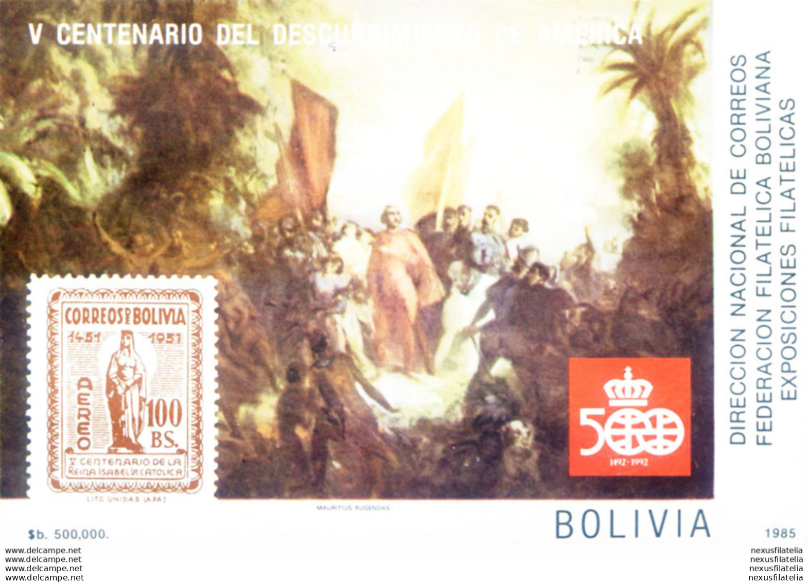 Cristoforo Colombo 1985. - Bolivia