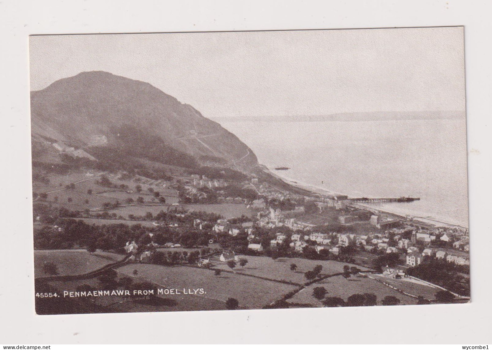 WALES - Penmaenmawr Unused Vintage Postcard - Caernarvonshire