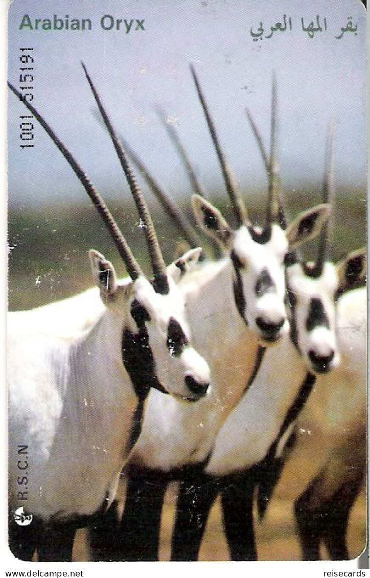 Jordan: Trans Jordan For Communication Services - 1998 Ostrich, Arabian Oryx - Jordanië