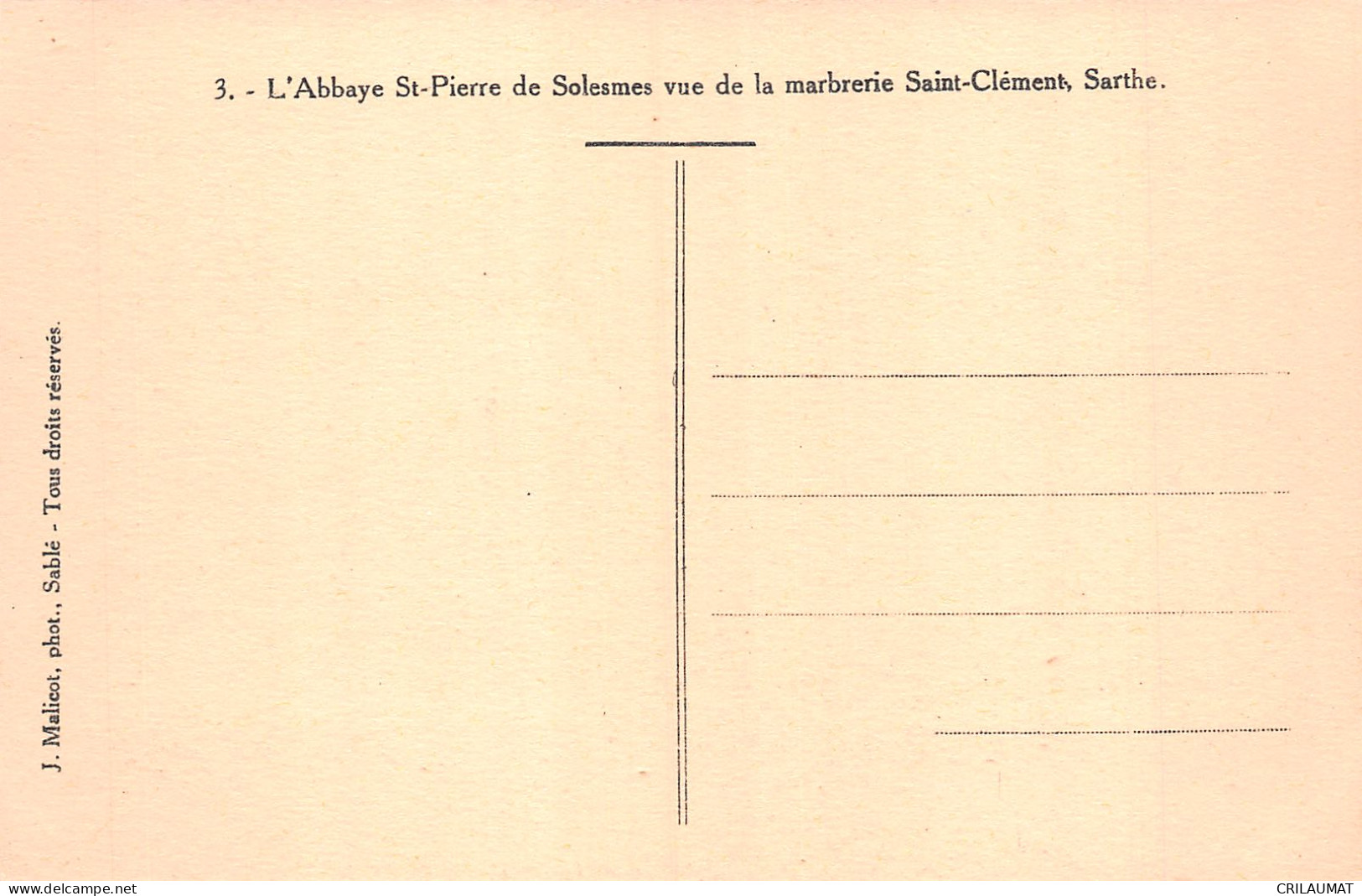 59-SOLESMES-N°T5096-G/0087 - Solesmes