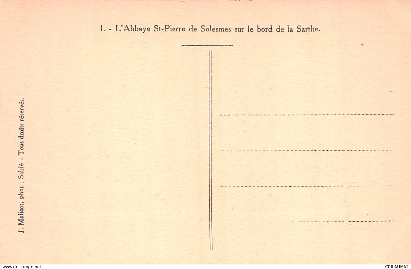 59-SOLESMES-N°T5096-G/0085 - Solesmes