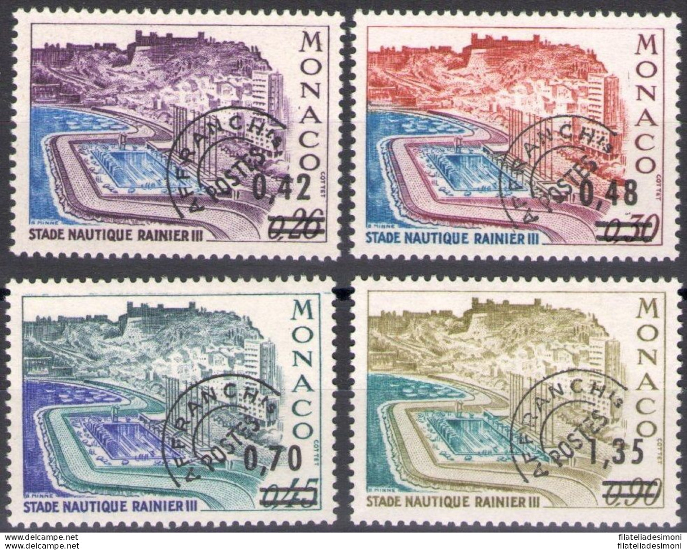 1975 Monaco Preannullati 4 Val N° 34/37 MNH/** - Other & Unclassified