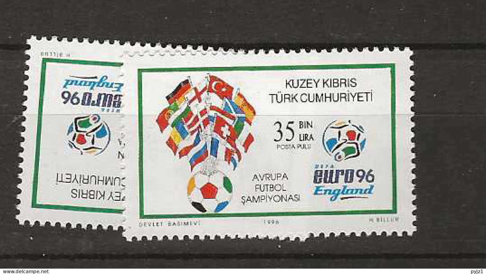 1996 MNH Turkish Cyprus, Mi 436-27 Postfris** - Neufs