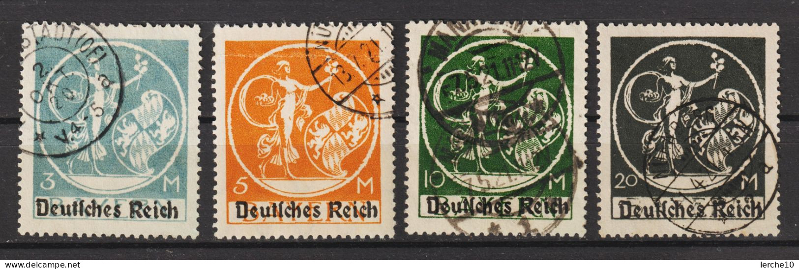 MiNr. 134, 136, 137, 138  Gestempelt - Used Stamps