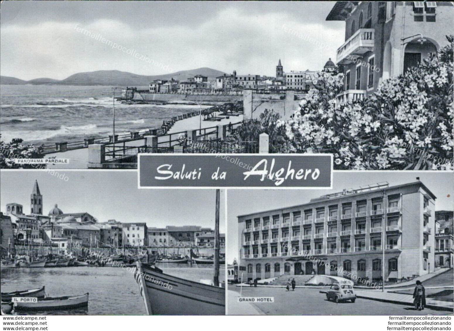 Ar95 Cartolina Saluti Da Alghero Provincia Di Sassari - Sassari