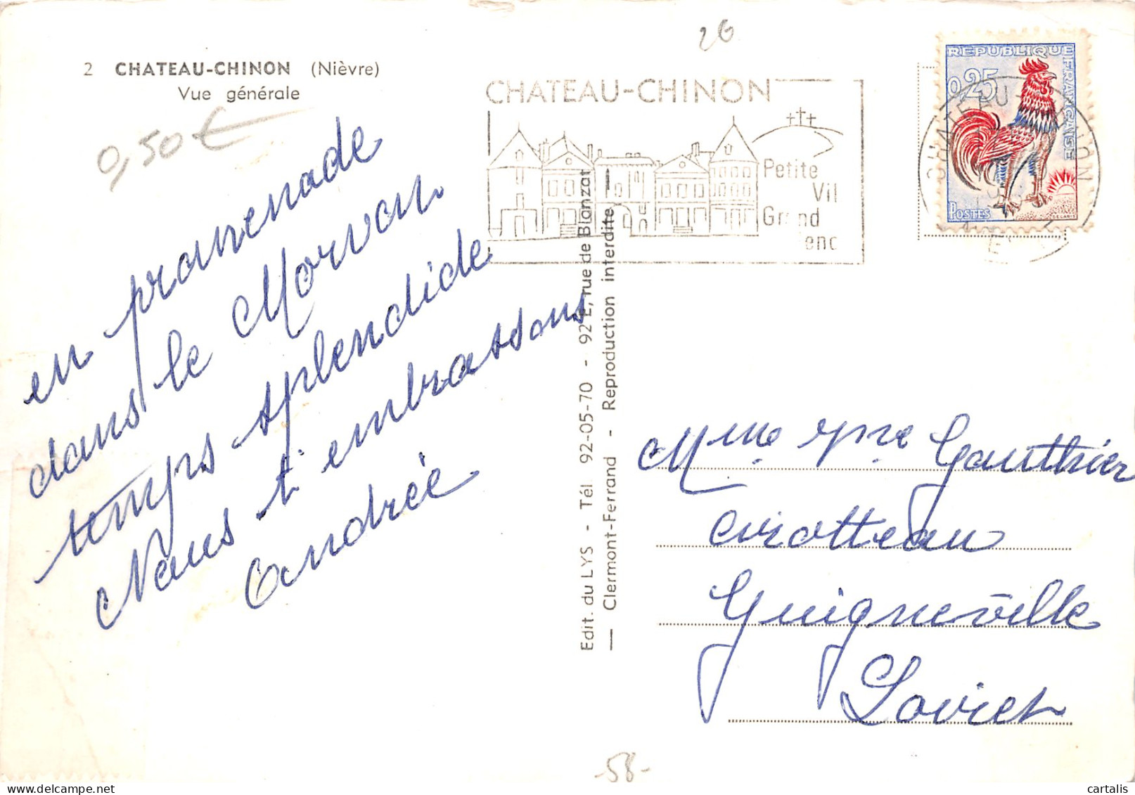 58-CHATEAU CHINON-N°C4074-A/0305 - Chateau Chinon