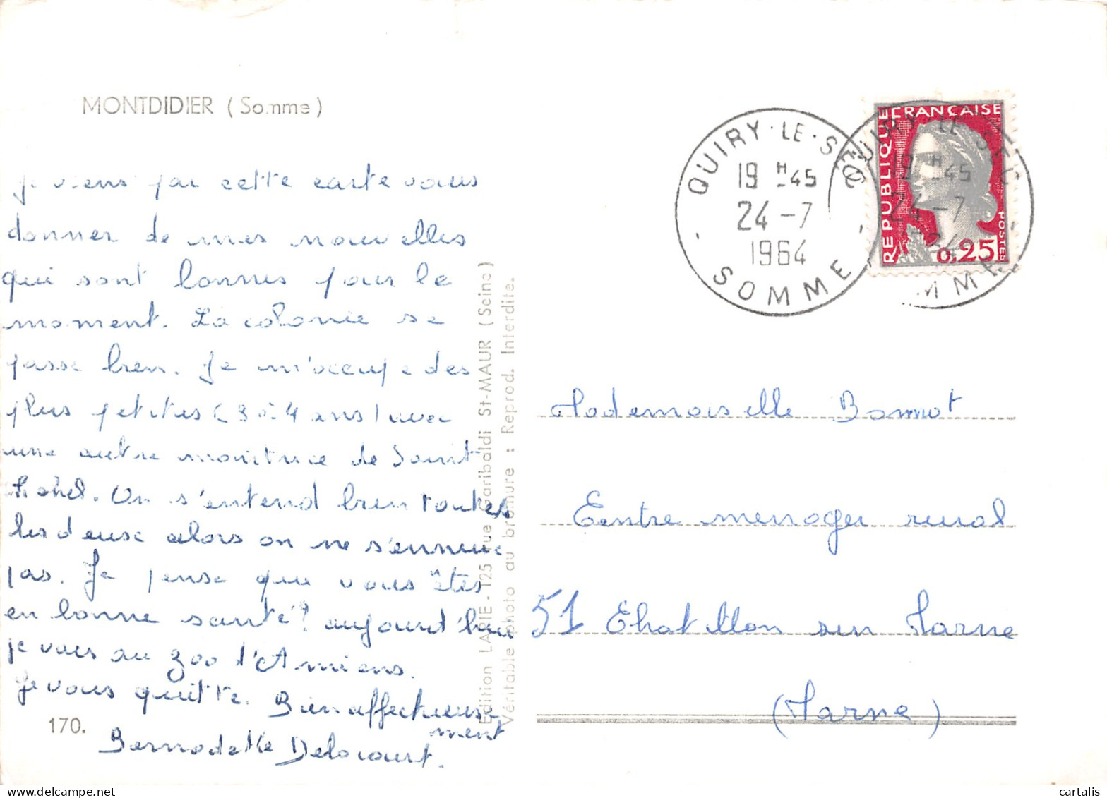 57-MONTDIDIER-N°C4074-A/0291 - Other & Unclassified