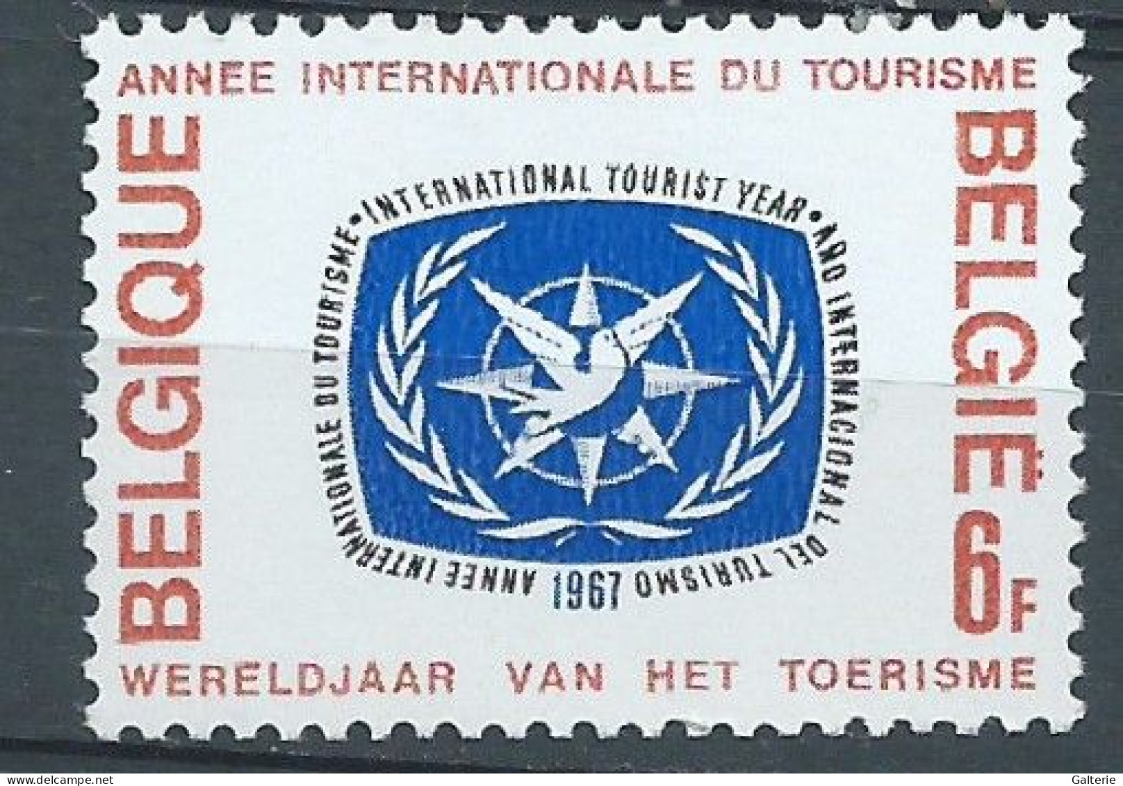 BELGIQUE - Neuf-1967 - COB N° 1407- Année Internationale Du Tourisme - Neufs