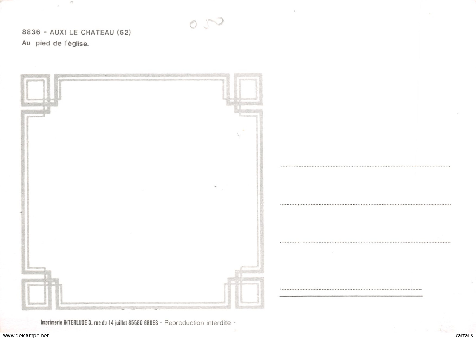 62-AUXI LE CHATEAU-N°C4074-A/0157 - Auxi Le Chateau