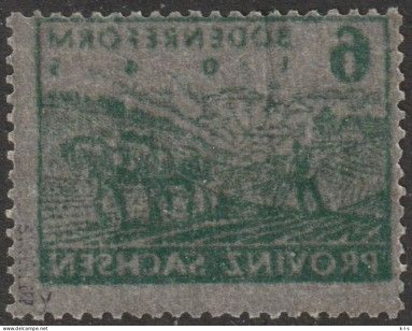 SBZ- Provinz Sachsen: 1946, Mi. Nr. 90 Y,  6 Pfg. Bodenreform In Der Provinz Sachsen.    **/MNH - Mint