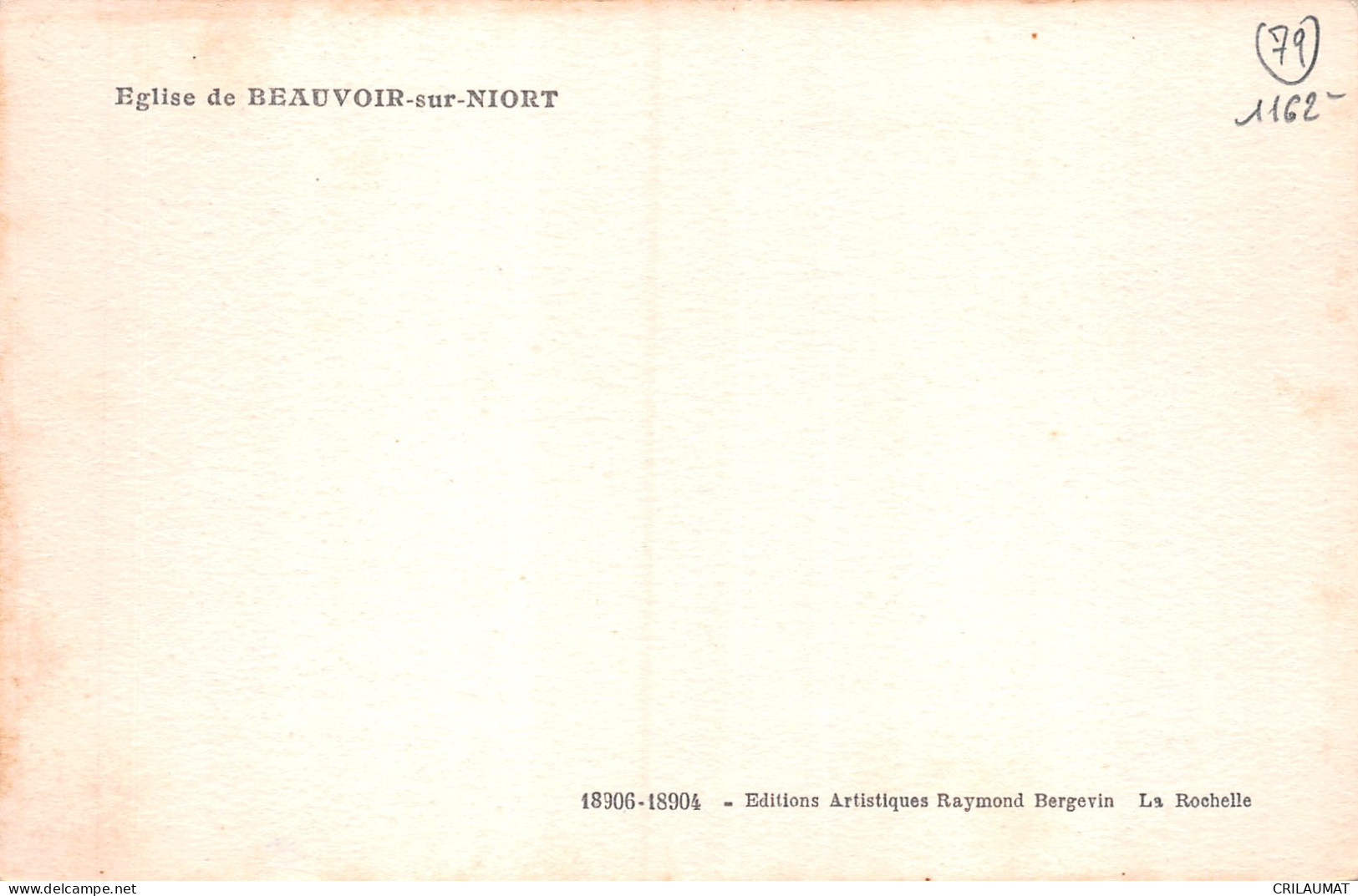 79-BEAUVOIR SUR NIORT-N°T5097-C/0113 - Beauvoir Sur Niort