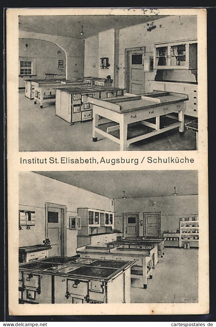 AK Augsburg, Die Schulküche Im Institut St. Elisabeth  - Augsburg