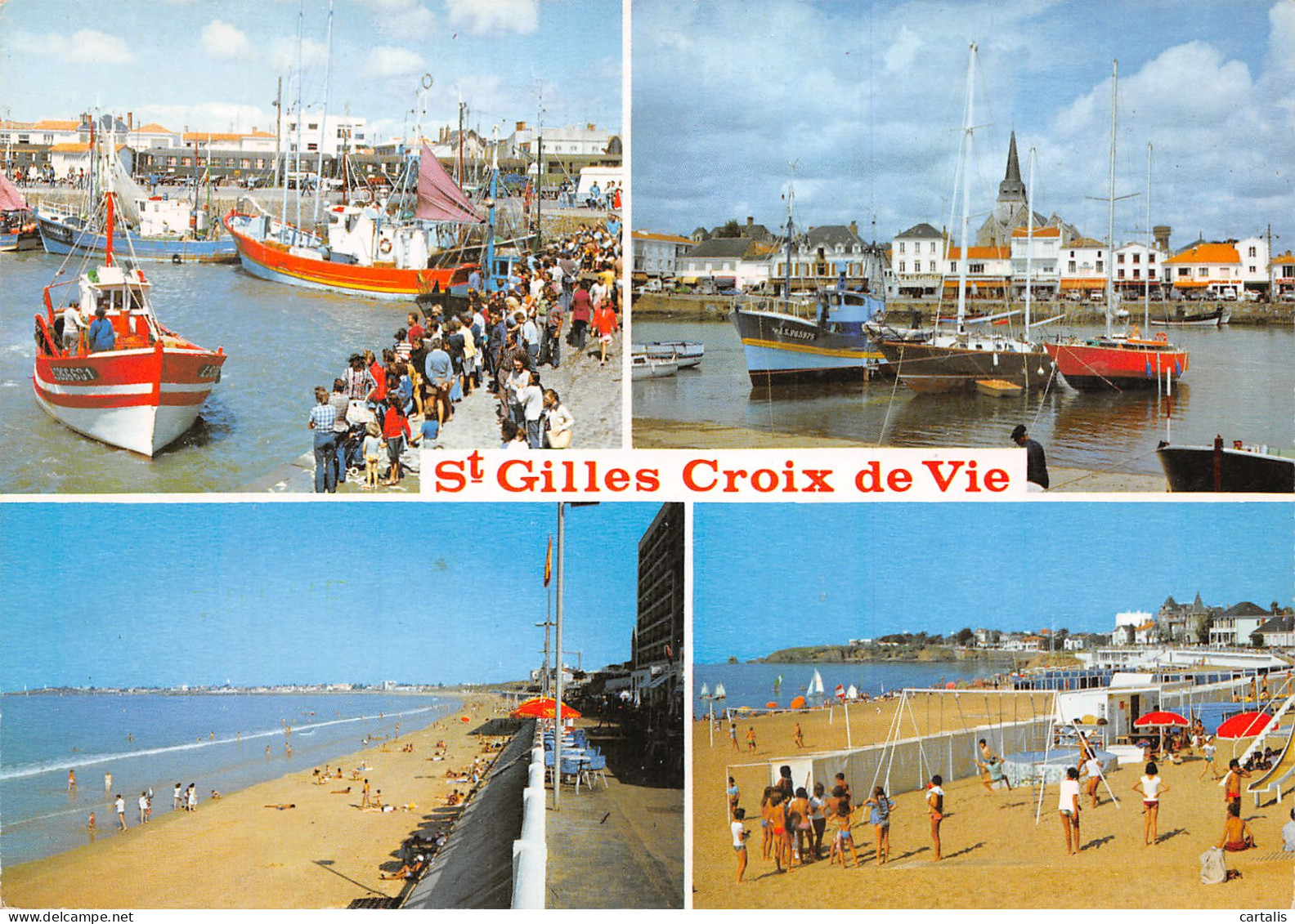 85-SAINT GILLES CROIX DE VIE-N°C4074-D/0079 - Saint Gilles Croix De Vie