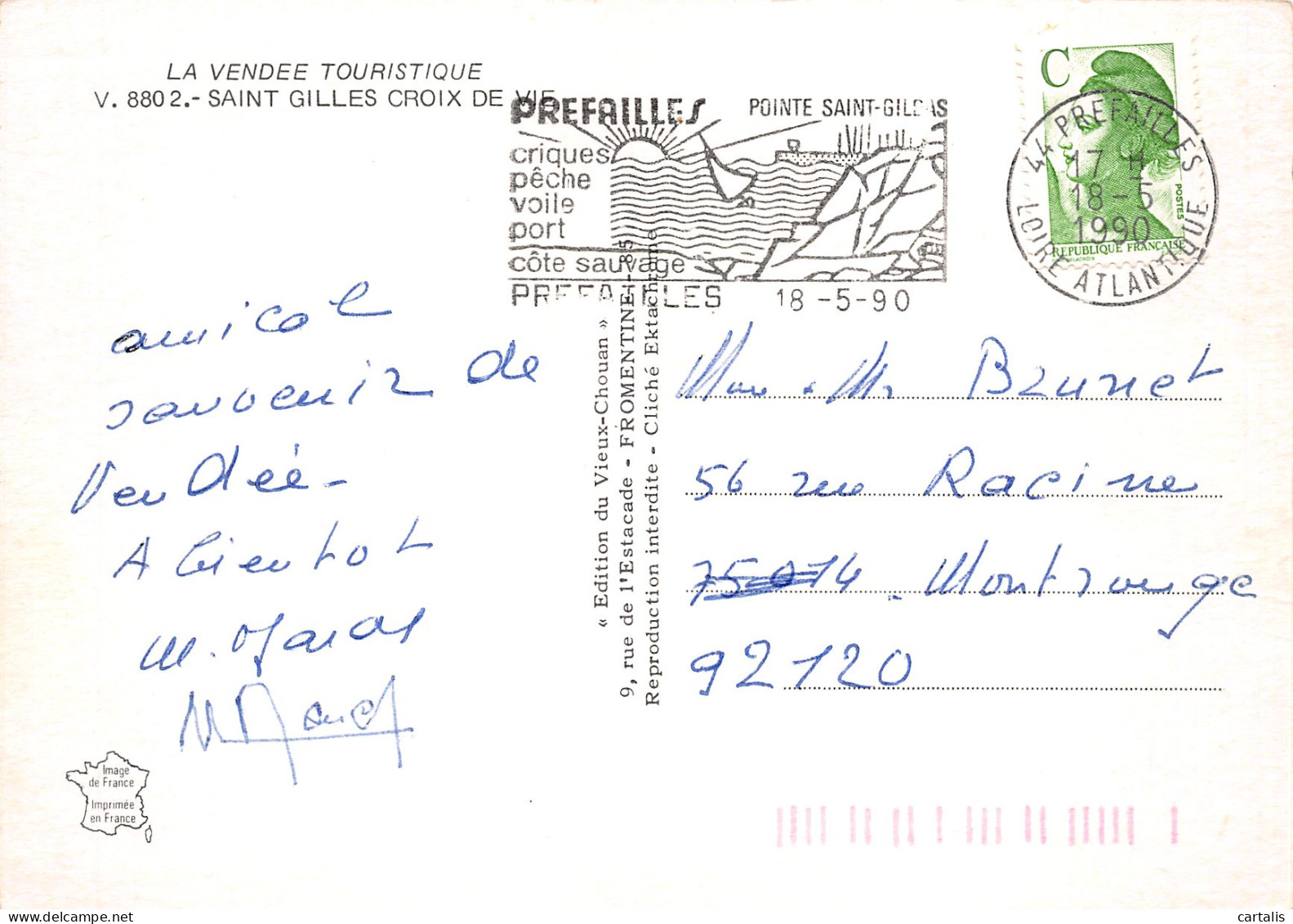 85-SAINT GILLES CROIX DE VIE-N°C4074-D/0079 - Saint Gilles Croix De Vie