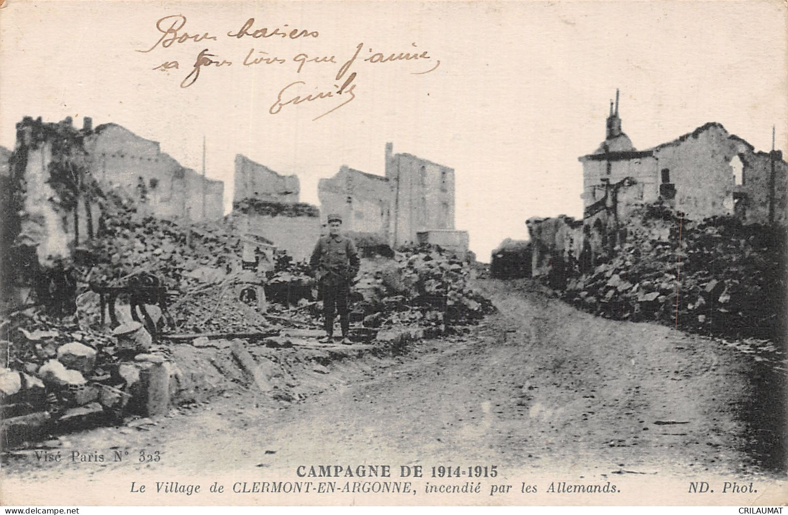 55-CLERMONT EN ARGONNE-N°T5097-F/0325 - Clermont En Argonne